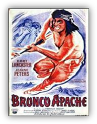 Burt Lancaster, Jeanne Peters, John McIntire... Aprs des annes de batailles sanglantes contre les colons de la frontire amricaine, le chef Apache Geronimo est contraint de se soumettre  une dfaite humiliante. Mais son guerrier le plus puissant, Massai, refuse d'abandonner le combat... 