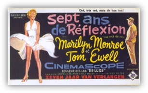 Marilyn Monroe, Tom Ewell... Richard Sherman, un publiciste, vient de dposer  la gare sa femme et ses enfants. Il prvoit de rester seul pour les vacances d't dans son appartement new-yorkais...