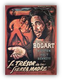 Humphrey Bogart, Walter Huston, Tim Holt… Dobbs et Curtis travaillent sur un chantier dont le chef part avec le salaire des ouvriers. Ils partent  sa recherche et rcuprent leur argent. Puis ils s'associent avec le vieil Howard pour exploiter un filon d'or dans la Sierra Madre…